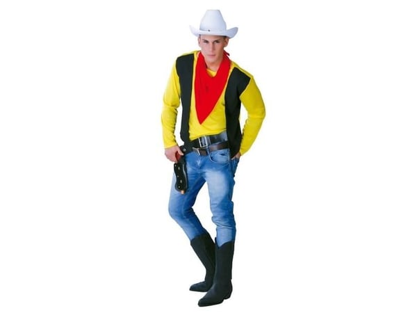 Lycklig cowboy-utklädnad