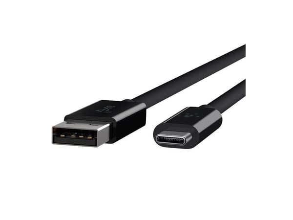 Belkin 3.1 USB-A to USB-C Cable - USB-kabel - USB-type A (hann) til USB-C (hann) - USB 3.1 - 91.4 cm - svart