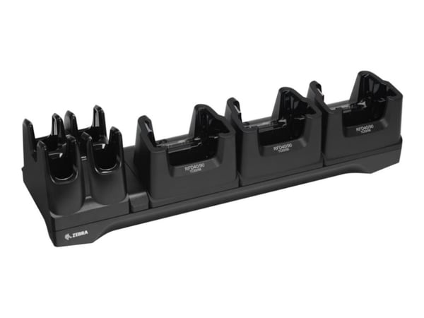Zebra - Ladeholder - 3 device slots/4 toaster slots - utgangskontakter: 7 - for Zebra RFD40 Standard, RFD90