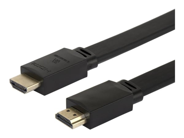 DELTACO - Ultra High Speed - HDMI-kabel - HDMI hann til HDMI hann - 1 m - svart - 4K 120 Hz støtte, 8 K 60 Hz (7680 x 4320) støtte