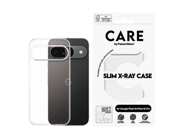 CARE by PanzerGlass X-Ray - Baksidedeksel for mobiltelefon - myk basis - gjennomsiktig - for Google Pixel 10, 10 Pro