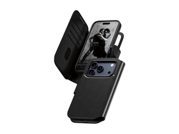 PanzerGlass CARE™ by ® Tango 2-in-1 Wallet Case w. MagSafe iPhone 17 Pro, Suojus, Apple, Apple - iPhone 17 Pro, musta