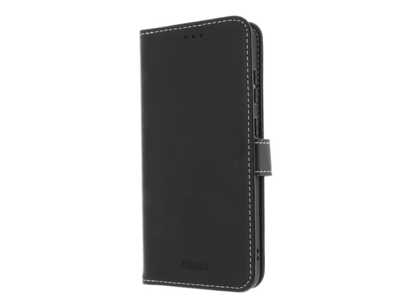 Insmat Exclusive - Lommebok for mobiltelefon - ekte skinn, kartong+papir, bomullssting, aluminiumsfolie, termoplast-polyuretan (TPU) - svart - for ... Insmat Exclusive - Lommebok for mobiltelefon - ekte skinn, kartong+papir, bomullssting, aluminiumsfolie, termoplast-polyuretan (TPU) - svart - for ...