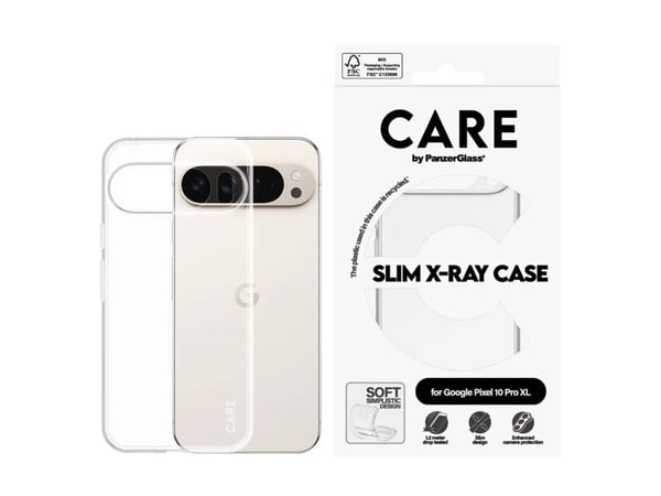 CARE by PanzerGlass X-Ray - Baksidedeksel for mobiltelefon - myk basis - gjennomsiktig - for Google Pixel 10 Pro XL