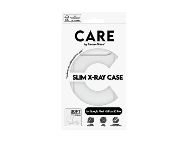 CARE by PanzerGlass X-Ray - Baksidedeksel for mobiltelefon - myk basis - gjennomsiktig - for Google Pixel 10, 10 Pro