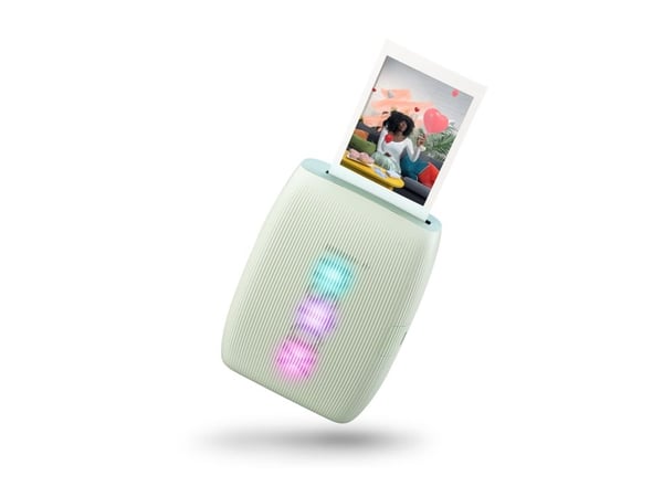 Fujifilm instax mini Link 3 - Skirver - farge - LED - 85 x 54 mm - kapasitet: 10 fotoer - Bluetooth 5.1 - tesalviegrønn