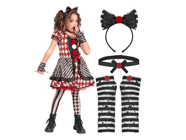 Harlekin dockklädsel