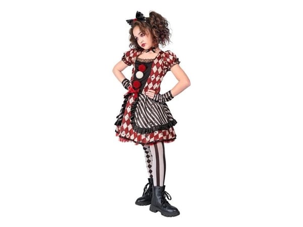 Harlekin dockklädsel
