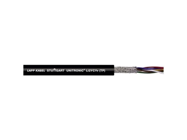 LAPP 31361/100 Datakabel UNITRONIC® Li2YCYv (TP) 3 x 2 x 0.5 mm² Sort 100 m