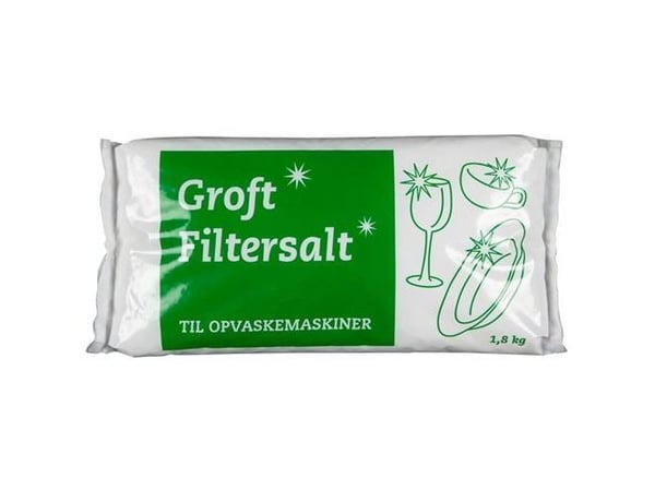 Salt til opvaskemaskine, 1,8kg, hvid 1 stk