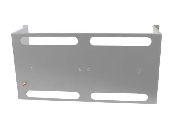 ALLNET 19zbh. Enhetsholder for DIN-skinneenheter, T150mm/5U, lys grå, frontmontering,