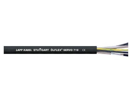Lapp ÖLFLEX SERVO 719, Mellomspenningskabel, Sort, Polyvinylklorid (PVC), Kopper, 1.5 mm², 111,6 kg/km