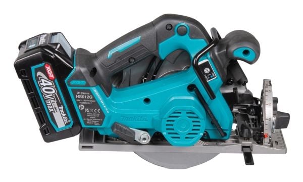 Makita HS012GD201, Metall, Tre, Sort, Blå, Sølv, Børsteløs, 16,5 cm, 5200 RPM, 5,7 cm