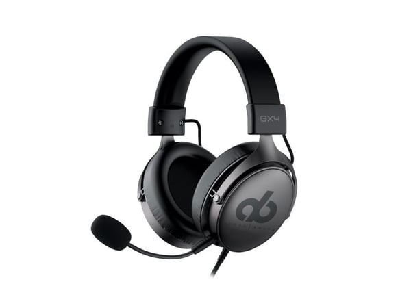 Veho VAB-004-GX4, Koblet med ledninger (ikke trådløs), Spilling, 50 - 20000 Hz, 325 g, Hodesett, Sort