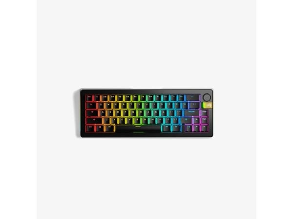 Glorious Gaming GMMK 3 PRO HE 65% Prebuilt Wireless, Trådløs, RF kabel-fri, Mekanisk nøkkelbryter, QWERTY, RGB LED, Svart