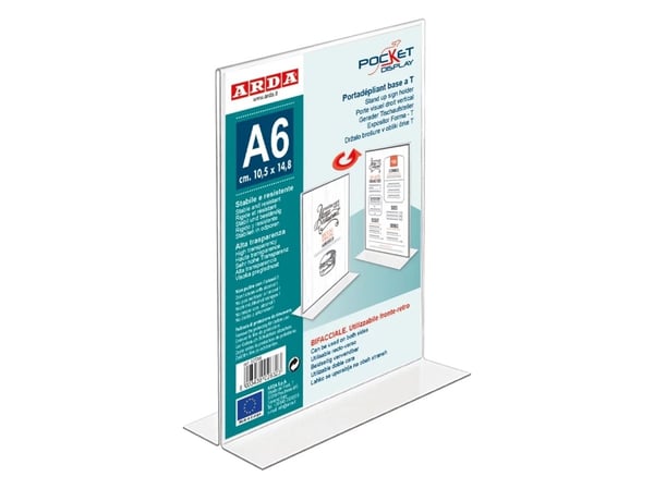 ARDA 80TA6, Transparent, A6, Universal, 105 mm, 148 mm