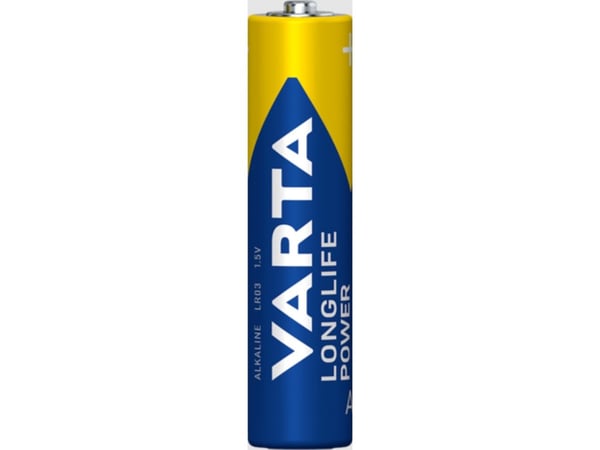Varta BV-HE 12 AAA - Alkalisk - Sylindrisk - 1,5V - 4,45 cm - 1,05 cm (4903301112)