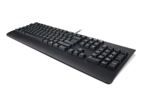 Lenovo Preferred Pro II - Tastatur - full størrelse - USB - QWERTY - Nordisk - sort - brun kasse