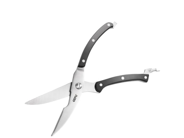 GEFU 12620, Fjærfe, Sort, Rustfritt stål, Rustfritt stål, Plast, 253 mm, 53 mm