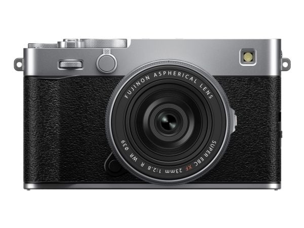 Fujifilm X -E5 Kit XF23mmF2.8 R WR, 40,2 MP, 7728 x 5152 piksler, X-Trans CMOS 5 HR, 6.2K, Berøringsskjerm, Sølv