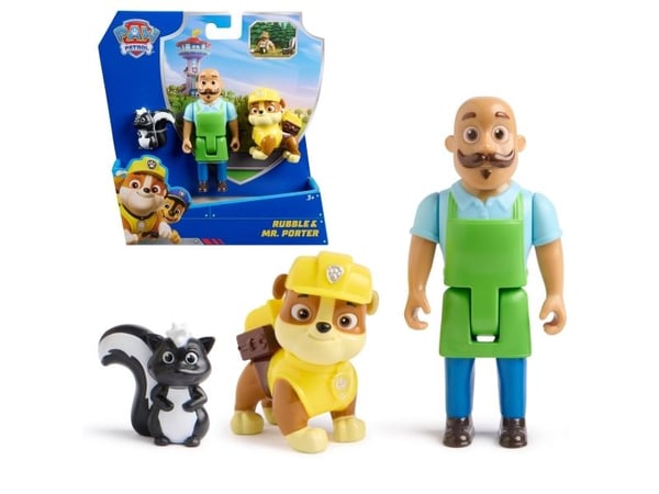 Paw Patrolin tarina hahmopaketti - Rubble