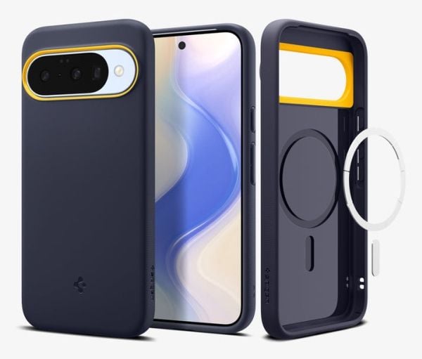 Spigen ACS09711, Suojus, Google, Pixel 10 Pro, 16 cm (6.3"), Mustikka, Laivasto