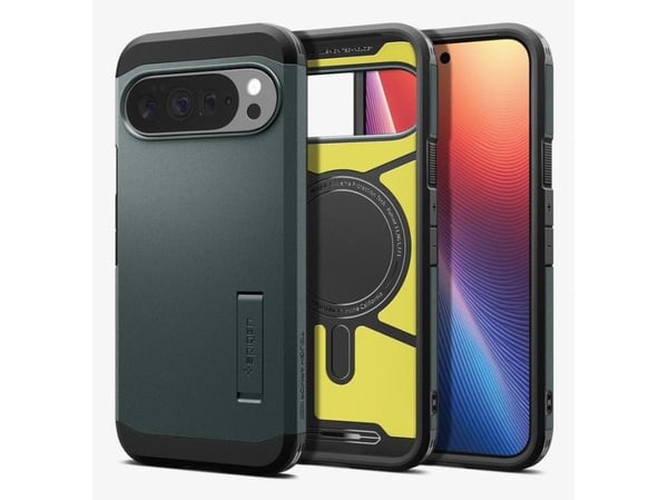 Spigen ACS09730, Suojus, Google, Pixel 10 Pro XL, 17,3 cm (6.8"), Tummanvihreä