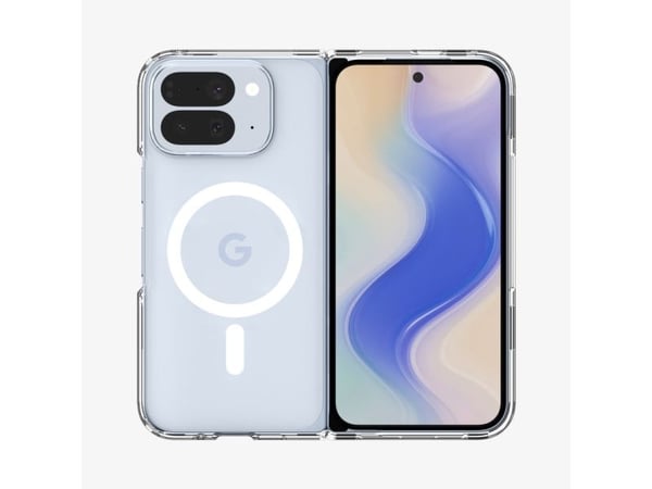 Spigen ACS09742, Mobilskal, Google, Pixel 10 Pro Fold, 20,3 cm (8"), Transparent, Vit