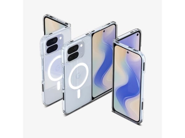 Spigen ACS09742, Suojus, Google, Pixel 10 Pro Fold, 20,3 cm (8"), Läpinäkyvä, Valkoinen
