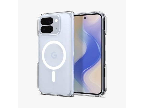 Spigen ACS09742, Suojus, Google, Pixel 10 Pro Fold, 20,3 cm (8"), Läpinäkyvä, Valkoinen