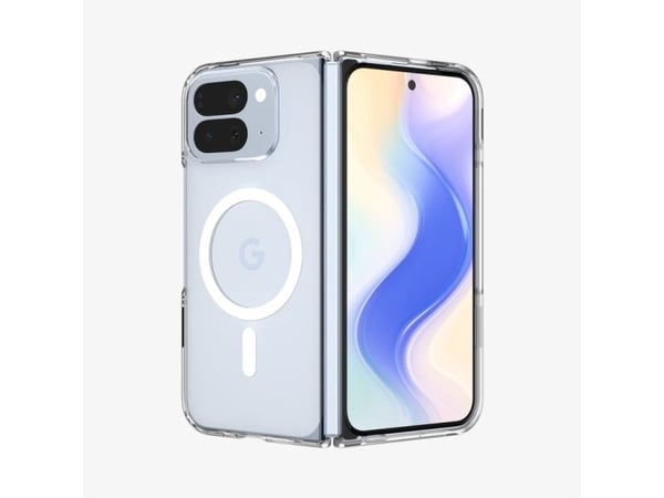 Spigen ACS09742, Suojus, Google, Pixel 10 Pro Fold, 20,3 cm (8"), Läpinäkyvä, Valkoinen