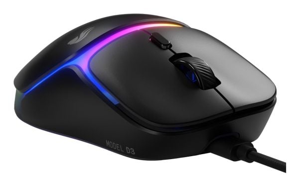 Glorious Gaming Model D3 langallinen, oikeakätinen, optinen, 30000 dpi, musta