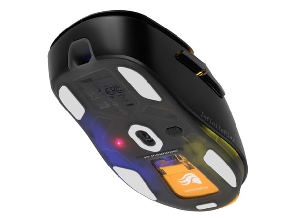 Glorious Gaming Model D3 Wireless, Høyre hendt, Optisk, RF kabel-fri, 30000 DPI, Sort