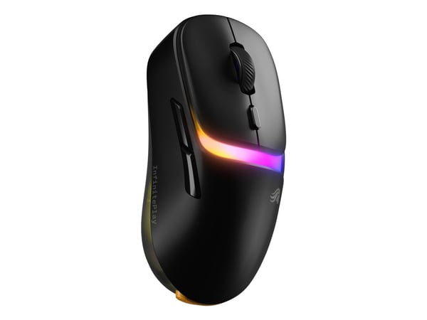 Glorious Gaming Model D3 Wireless, Høyre hendt, Optisk, RF kabel-fri, 30000 DPI, Sort