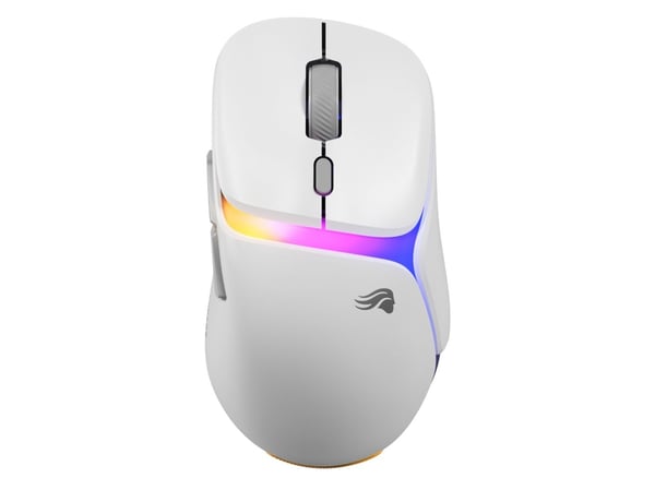 Glorious Gaming Model D3 Wireless, Høyre hendt, Optisk, RF kabel-fri, 30000 DPI, Hvit