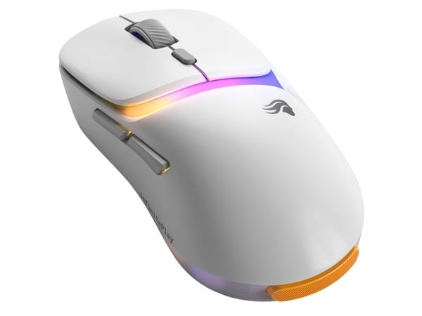 Glorious Gaming Model D3 Wireless, Høyre hendt, Optisk, RF kabel-fri, 30000 DPI, Hvit