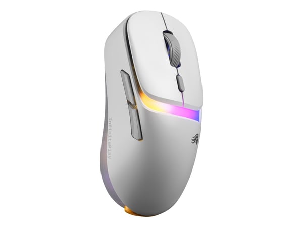 Glorious Gaming Model D3 Wireless, Høyre hendt, Optisk, RF kabel-fri, 30000 DPI, Hvit