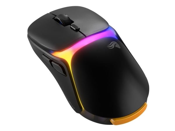 Glorious Gaming Model O3 Wireless, Høyre hendt, Optisk, RF kabel-fri, 30000 DPI, Sort