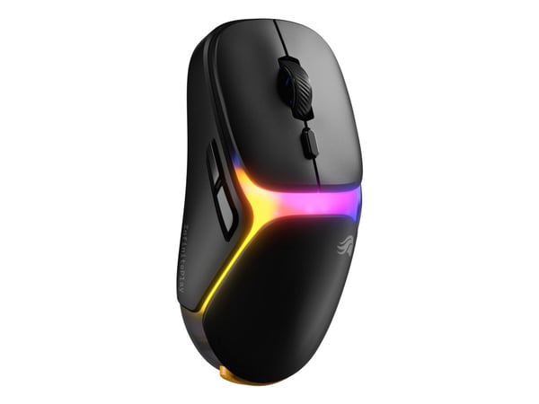 Glorious Gaming Model O3 Wireless, Høyre hendt, Optisk, RF kabel-fri, 30000 DPI, Sort