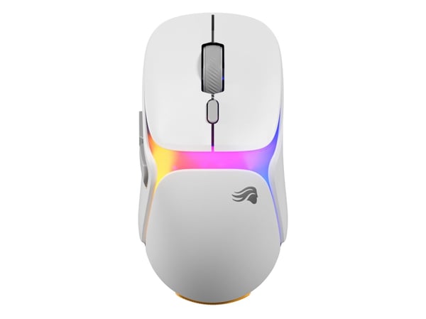 Glorious Gaming Model O3 Wireless, Høyre hendt, Optisk, RF kabel-fri, 30000 DPI, Hvit