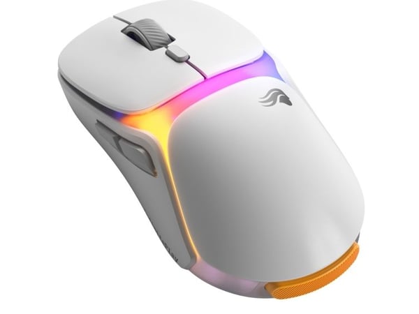 Glorious Gaming Model O3 Wireless, Høyre hendt, Optisk, RF kabel-fri, 30000 DPI, Hvit