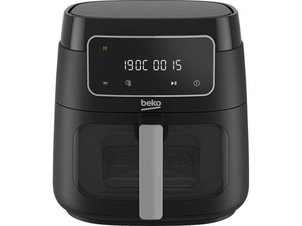 Beko FRL3374B, Varmluftsfritös, 7,6 l, 35 ° C, 200 ° C, Single, Svart