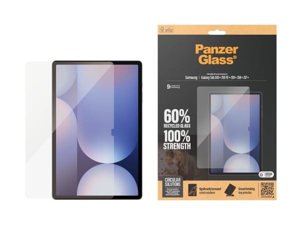 PanzerGlass - Skjermbeskyttelse for nettbrett - ultrabred passform - glass - for Samsung Galaxy Tab S10+, Tab S7+, Tab S8+, Tab S9 FE+, Tab S9+