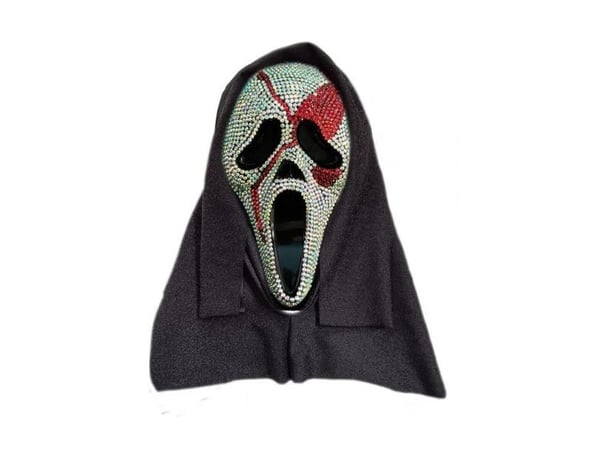 Ghost Face Bloody Bling mask