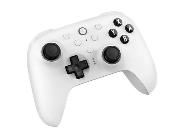 8Bitdo Ultimate 2 - Håndkonsoll - trådløs - 2.4 GHz/Bluetooth - hvit - for Nintendo Switch, Nintendo Switch 2