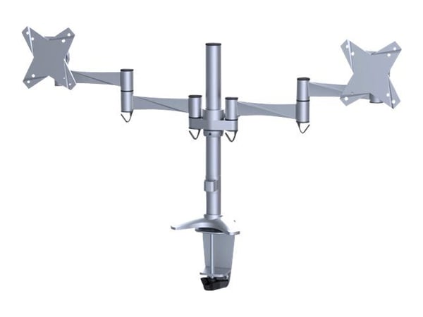 Neomounts FPMA-D1330DSILVER, Kiinnike/läpivientisuojus, 9 kg, 25,4 cm (10"), 68,6 cm (27"), 100 x 100 mm, Hopea