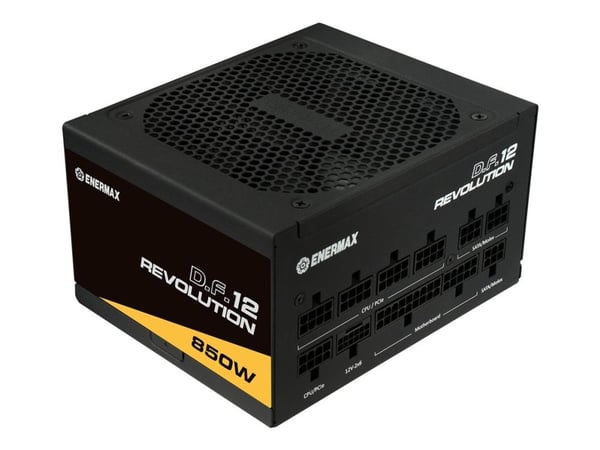 Enermax Revolution D.F. 12 ETV850G - Strømforsyning (intern) - ATX12V 3.1 - 80 PLUS Gold - AC 100-240 V - 850 watt