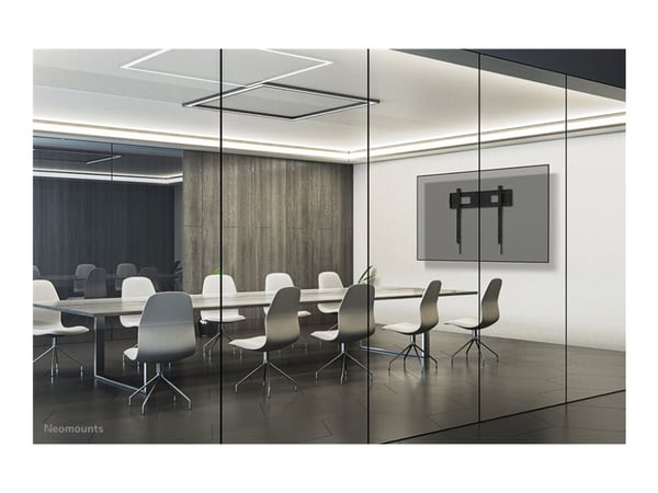 Neomounts LEVEL-750 - Monteringssett - for TV - tungt arbeid - låsbar - stål - svart - skjermstørrelse: 55"-98" - veggmonterbar