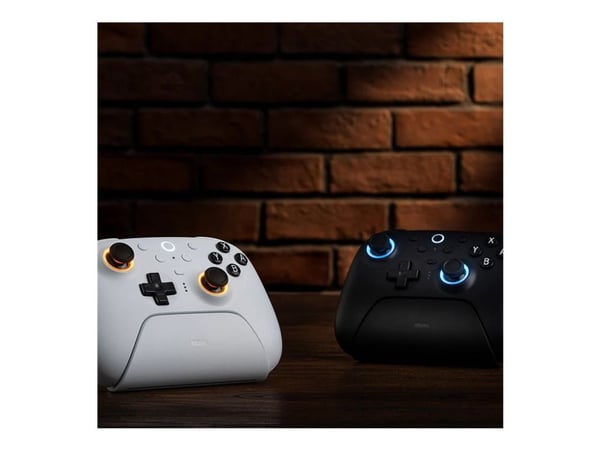8Bitdo Ultimate 2 - Håndkonsoll - trådløs - 2.4 GHz/Bluetooth - hvit - for Nintendo Switch, Nintendo Switch 2