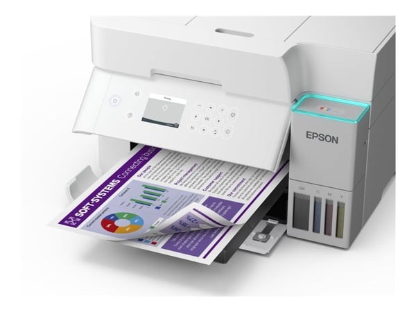 Epson EcoTank ET-3956 - Multifunksjonsskriver - farge - ink-jet - ITS - A4/Letter (medie) - opp til 12 spm (kopiering) - opp til 18 spm (trykking) ...